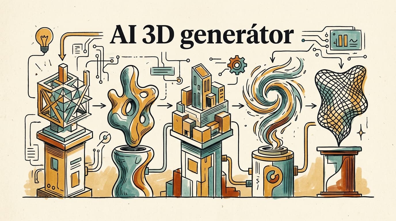 AI 3D generátor 2026: test piatich nástrojov
